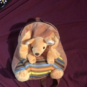 Incredibly Adorable Fuzzy Joey Baby Kangaroo children’s back pack
